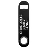 Brontë Sisters II - Charlotte & Emily & Anne Speed Flaschenöffner (Rückseite)