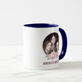 Bronte Sisters Portrait mit rosa Rosen Tasse (VorderseiteRechts)