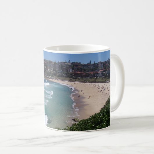 Bronte Strand, Sydney Kaffeetasse (VorderseiteRechts)