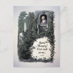 Brontë "Sweet Memory" Viktorianische Postkarte