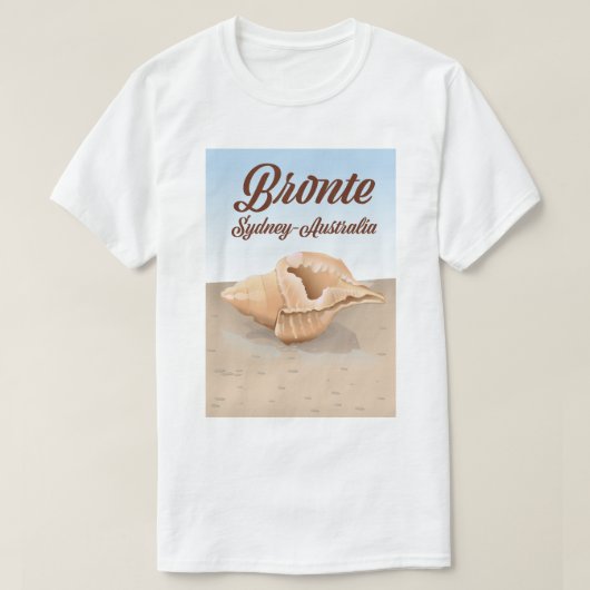 Bronte, Sydney, Australien Vintage Reise T-Shirt (Design vorne)