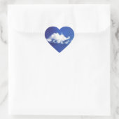 Brontosaurus Cloud Heart Stickers (Tasche)