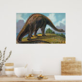 Brontosaurus Dinosaurier Antique Print Poster (Küche)
