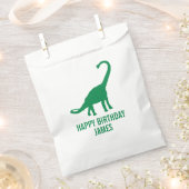 Brontosaurus Dinosaurier Silhouette Birthday Goodi Geschenktütchen (Ausgeschnitten)