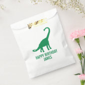 Brontosaurus Dinosaurier Silhouette Birthday Goodi Geschenktütchen (Versiegelt)