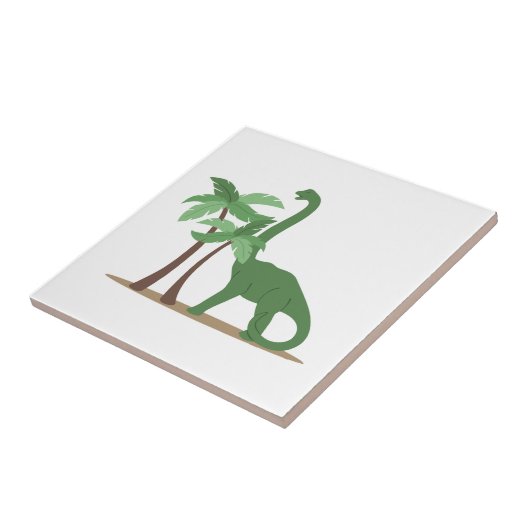 Brontosaurus Fliese (Seite)