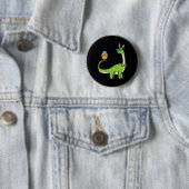Brontosaurus Hasenohren Ei Ostertag Dinosaurier Di Button (Beispiel)