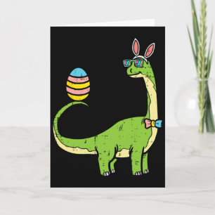 Brontosaurus Hasenohren Ei Ostertag Dinosaurier Di Karte