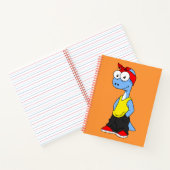 Brontosaurus in Hüftklamotten gekleidet. Notizblock (Innenseite)