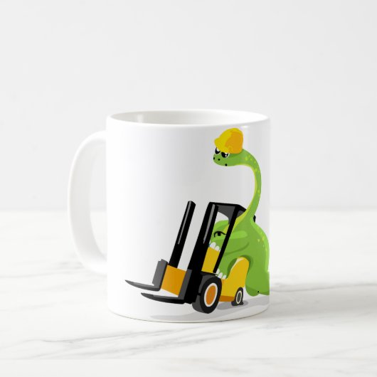 Brontosaurus Kaffeetasse (Vorderseite Links)