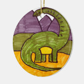 Brontosaurus Keramikornament (Links)