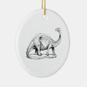 Brontosaurus Keramikornament (Rechts)