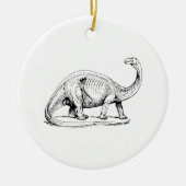 Brontosaurus Keramikornament (Vorne)