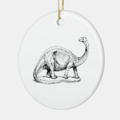 Brontosaurus Keramikornament (Links)