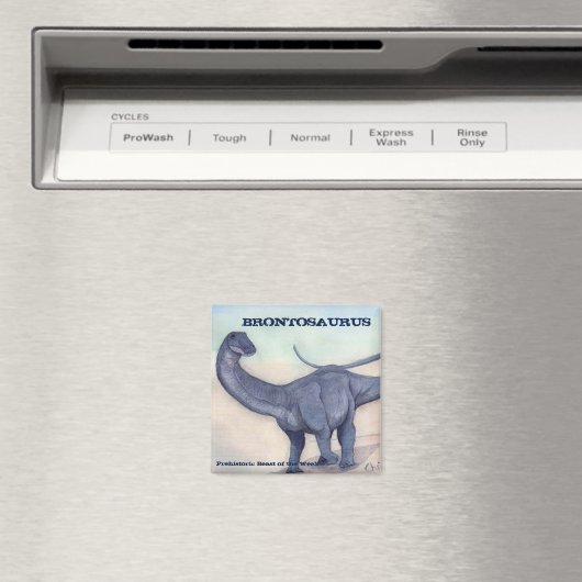 Brontosaurus Magnet (In Situ (Geschirrspüler))