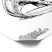 Brontosaurus Poster (Ecke)