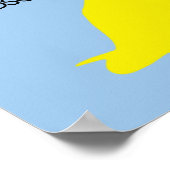 Brontosaurus Poster (Ecke)