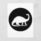 Brontosaurus Postkarte (Vorderseite)