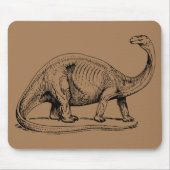 Brontosaurus prähistorischer Dinosaurier Mousepad (Vorne)