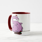 Brontosaurus-Sankt-Tasse Tasse (Vorderseite Links)