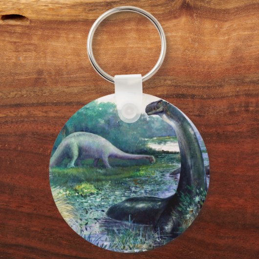 Brontosaurus Schlüsselanhänger (Vorderseite)