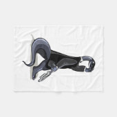 Brontosaurus verkleidet als Filmfigur. Fleecedecke (Vorderseite (Horizontal))