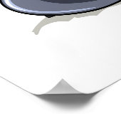 Brontosaurus verkleidet als Filmfigur. Poster (Ecke)