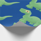 Brontosaurus Wrapping Paper Geschenkpapier (Ecke)