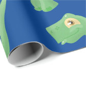 Brontosaurus Wrapping Paper Geschenkpapier (Rolleneckpunkt)