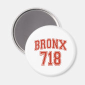 Bronx 718 Magnet (Vorderseite/Rückseite)