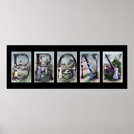 BRONX Alphabet Letter Poster Art (Vorne)