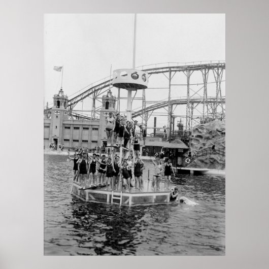 Bronx Amusement Park, 1920er Poster (Vorne)