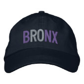 BRONX EMBROIDERIERTE BASEBALL-GAP BESTICKTE BASEBALLKAPPE (Vorderseite)