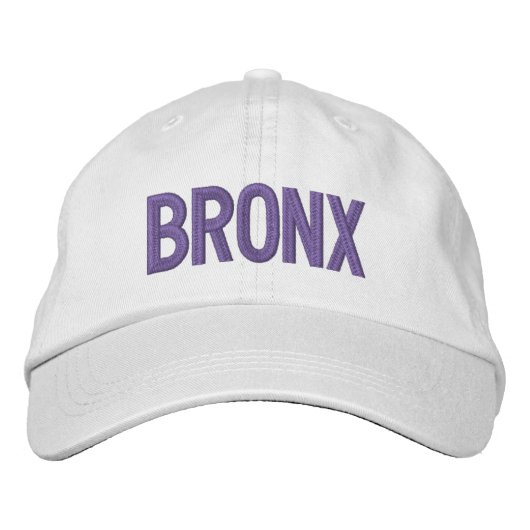 BRONX EMBROIDERIERTE BASEBALL-GAP BESTICKTE BASEBALLKAPPE (Vorderseite)