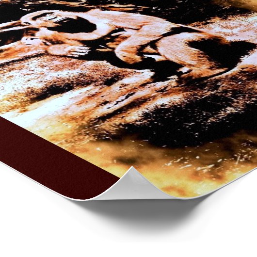 Bronx Gorilla Poster (Ecke)