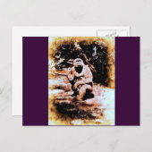 Bronx Gorilla Postkarte (Vorne/Hinten)