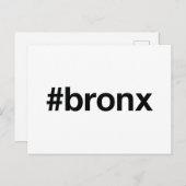 BRONX Hashtag Postkarte (Vorne/Hinten)