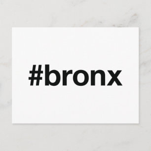 BRONX Hashtag Postkarte