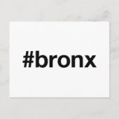 BRONX Hashtag Postkarte (Vorderseite)