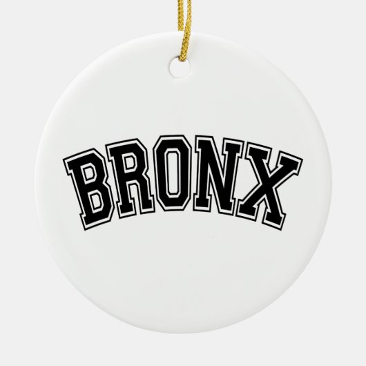 BRONX KERAMIK ORNAMENT (Vorne)