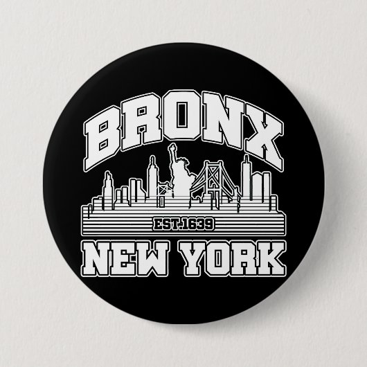 Bronx, New York Button (Vorderseite)
