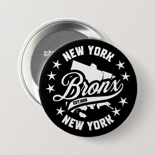 Bronx, New York Button (Vorne & Hinten)