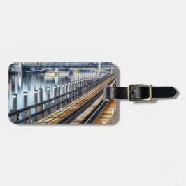 Bronx New York City Gebäude River Gepäckanhänger