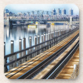 Bronx New York City Gebäude River Getränkeuntersetzer (Vorderseite)