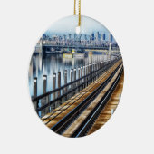 Bronx New York City Gebäude River Keramikornament (Rechts)