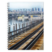 Bronx New York City Gebäude River Notizblock (Vorderseite)