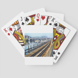Bronx New York City Gebäude River Spielkarten