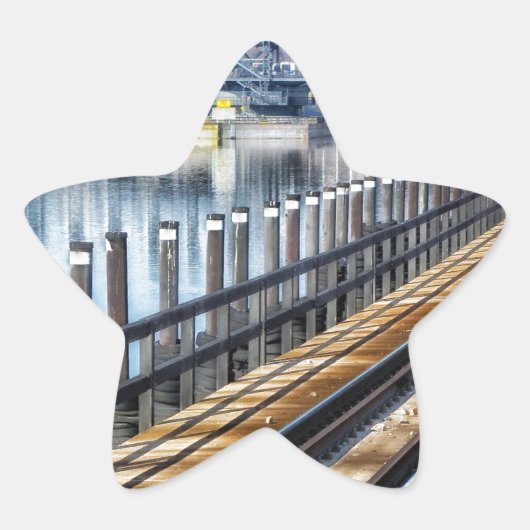 Bronx New York City Gebäude River Stern-Aufkleber (Vorderseite)