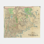 Bronx, New York Fleecedecke (Vorderseite (Horizontal))