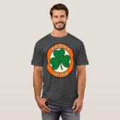 Bronx New York Irish Kleeblatt Circle Sign T-Shirt (Vorne ganz)